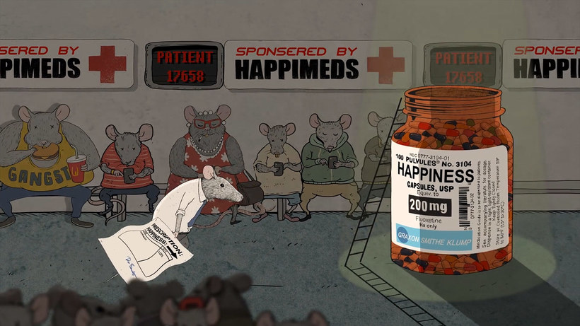 ©-Steve Cutts-Happiness-Animation